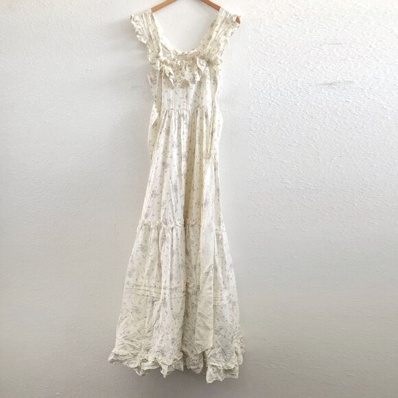 GUNNE SAX Floral Print Maxi Dress Size 7 - Picture 1 of 8